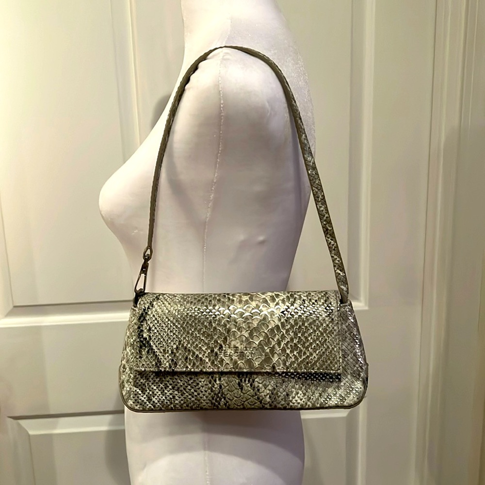 Kenneth Cole crocodile pattern purse